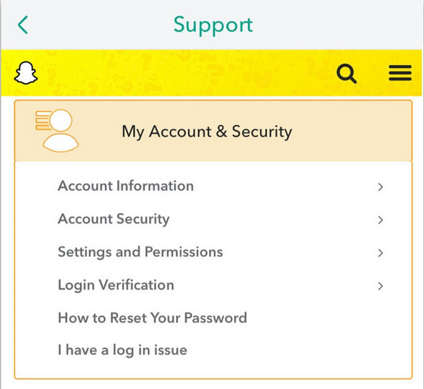 Snapchat Account Security