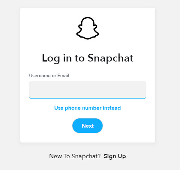 Snapchat Log in Username
