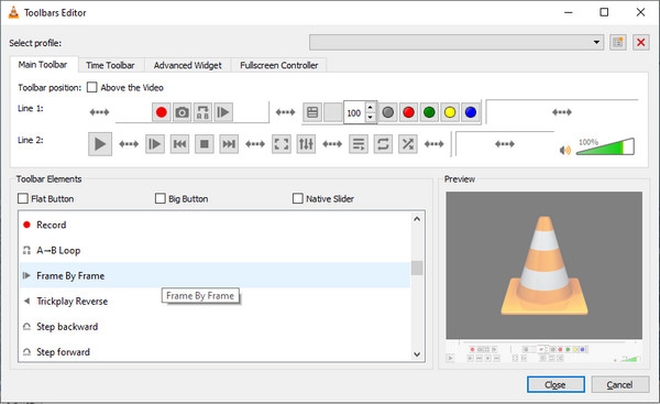 VLC Tools keretről képre