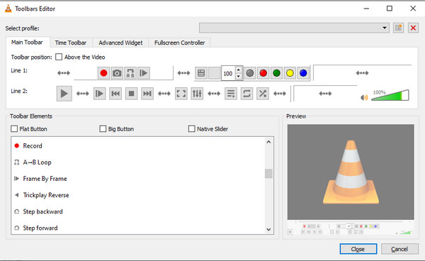 VLC Tools-regel 2