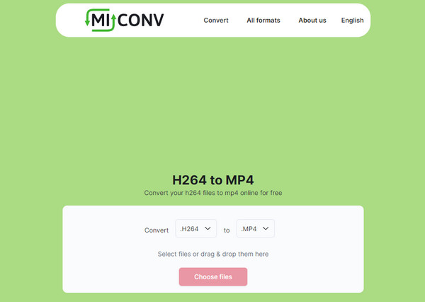 Miconv 264 ファイルコンバーター