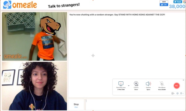 Pas de Omegle-instellingen voor opname aan