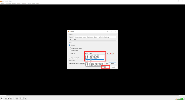 Converter AUD em MP3 VLC