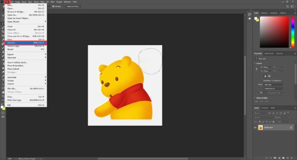 Exporter une image Canva sans filigrane Photoshop