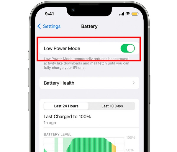 iPhone Turn Off Low Power Mode