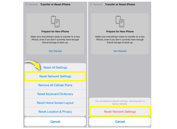 Reset Network Settings