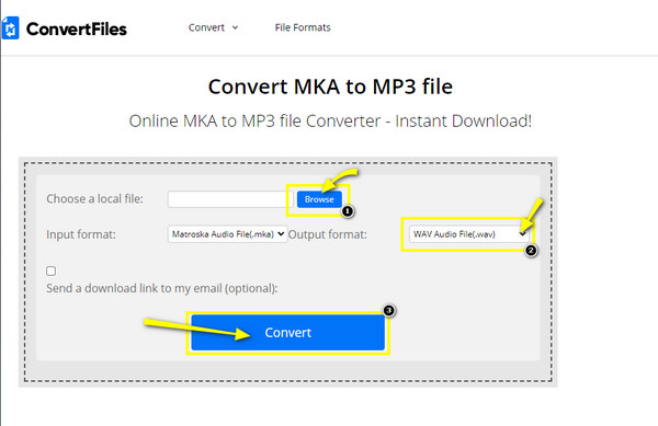 ConvertFiles Az MKA konvertálása MP3 formátumba 