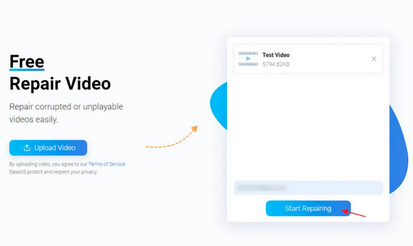 EaseUS Start Repairing