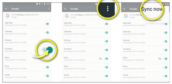 Google Backup Trasferisce i dati Motorola