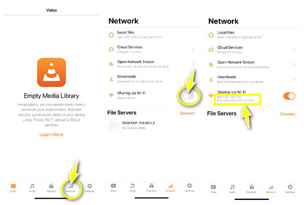 Megosztás Wi-Fi-n keresztül