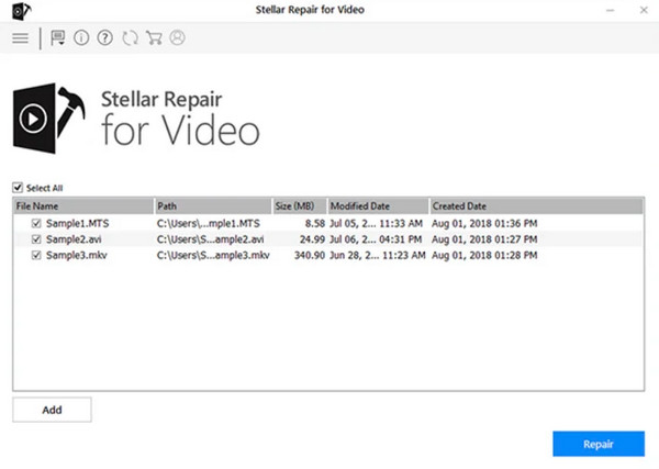 Stellar Video Repair EaseUS Alternatíva