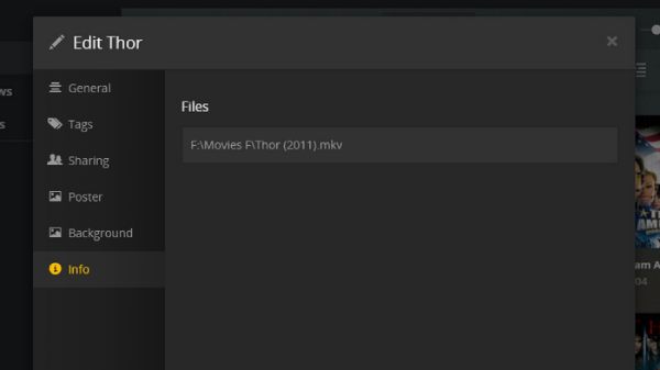 Név MKV Files Plex