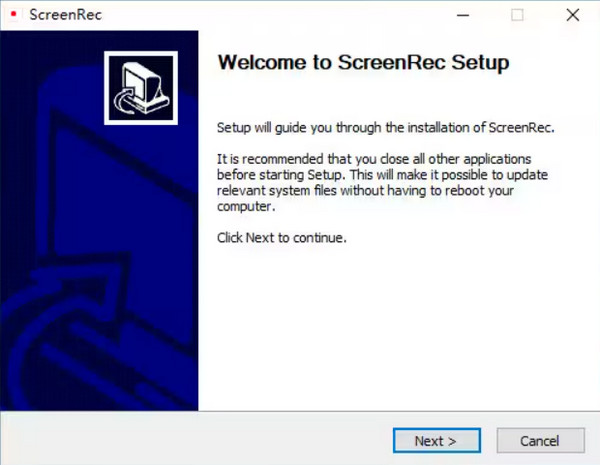 Installation de ScreenRec