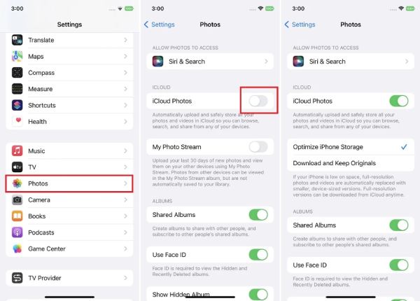 Resimleri iCloud'a Eşitle