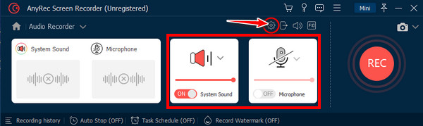 Anyrec 调整音频设置