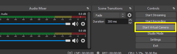OBS 启动虚拟摄像机
