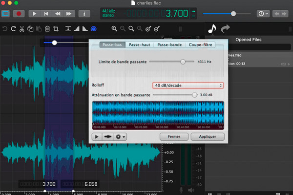 Ocenaudio Audio Extractor