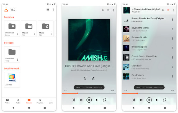 VLC สำหรับเครื่องเล่น WAV ของ Android