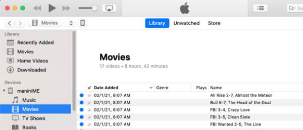 Tambah Video ke iPad Melalui iTunes