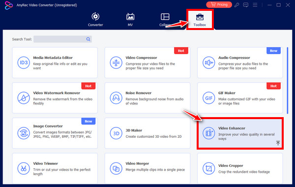 Anyrec Haga clic en Video Enhancer