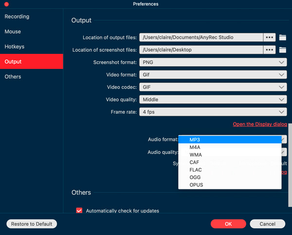 Tukar Format Audio