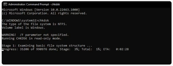 Chkdsk Napraw plik MKV