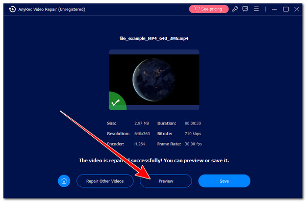 Vídeo de vista previa de reparación