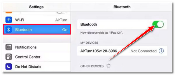 Απενεργοποιήστε το Bluetooth