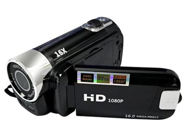 Filmadora portátil Andoer 1080P