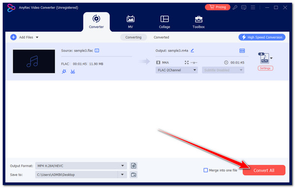 Converter FLAC ALAC