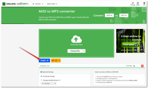 Converti file MIDI