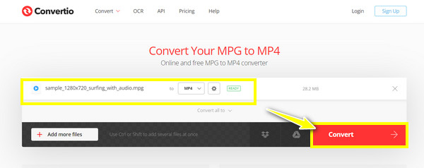 Konverter MPG til MP4