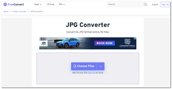 Convertitore JPG FreeConvert