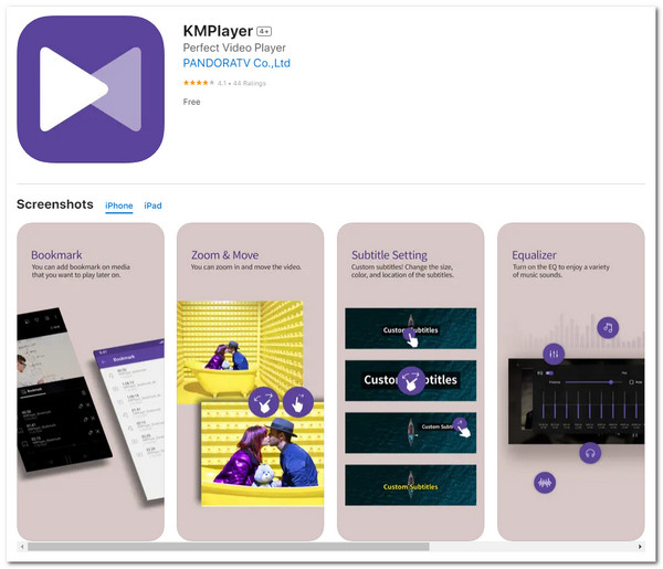 KMPlayer reproduce archivos M2TS