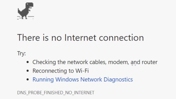Conexão instável com a Internet