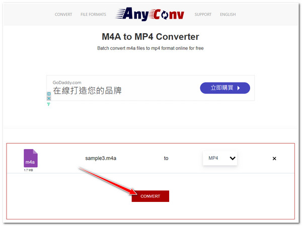 Anyconv Convertir M4a