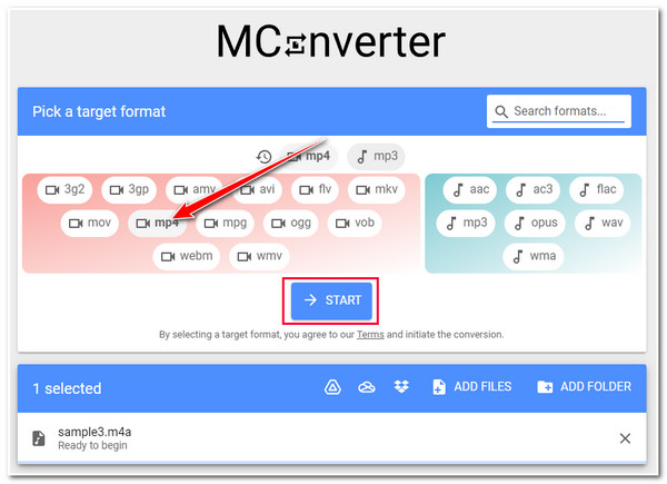 เริ่ม Mconverter Mp4