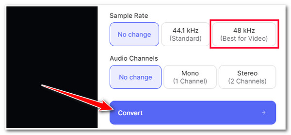 Veed Set Sample Rate