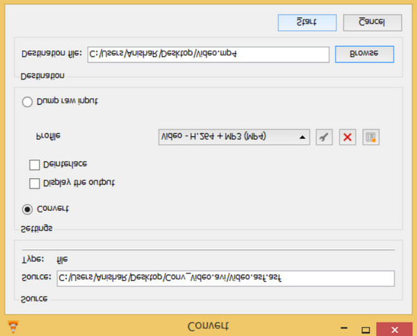 Vlc Converter Asf para Mp4