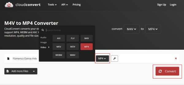 Konverter M4v til Mp4 Cloudconvert
