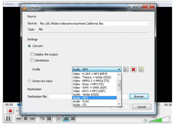 Audio Mp3 Vlc