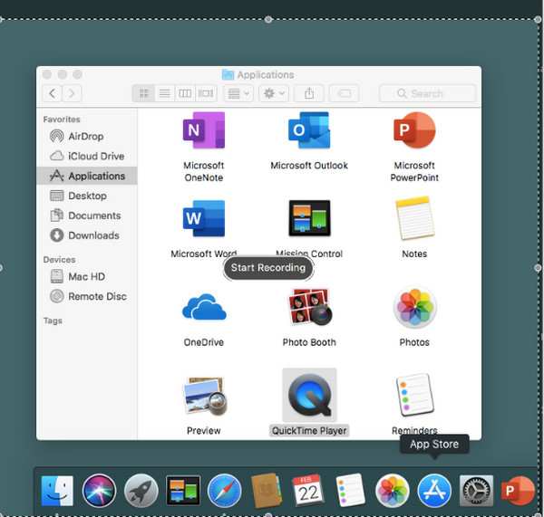 Grabar pantalla QuickTime con audio