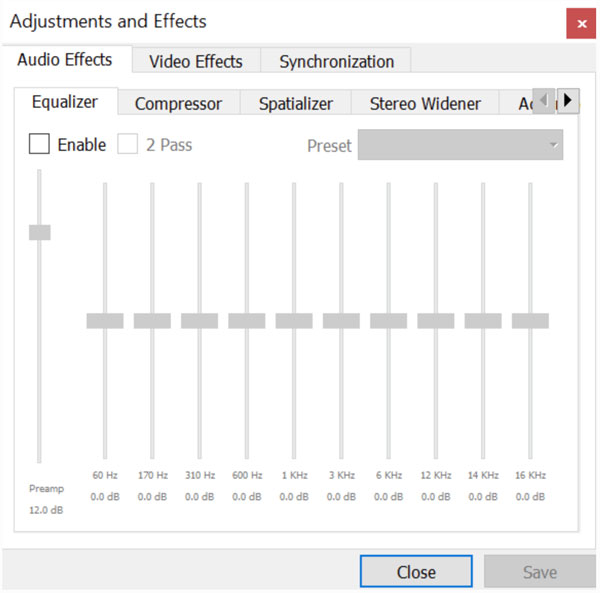 Adjustments And Effects Vlc