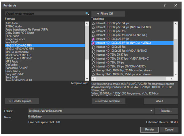 Optimize Rendering Settings