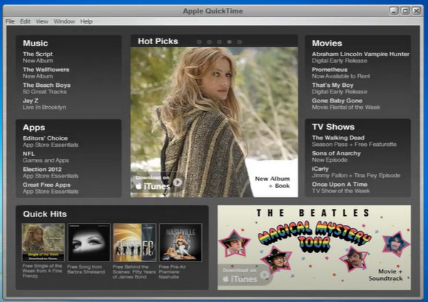 การใช้ Quicktime Player