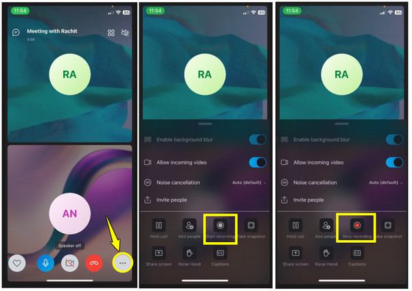 Avvia la registrazione di Skype su iPhone e Android