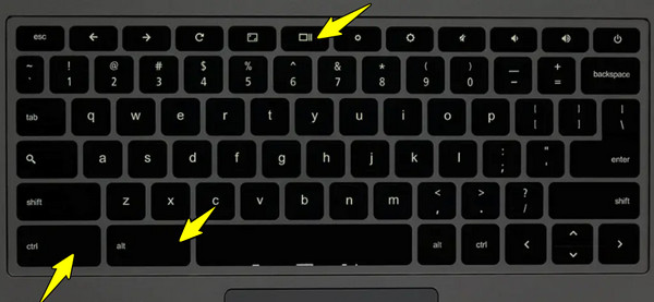 Chromebook 上的窗口截图