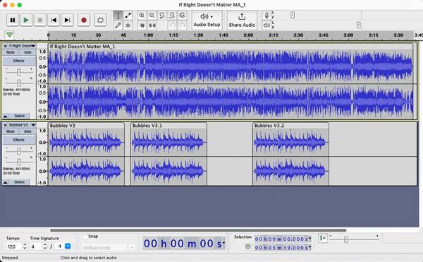 Software di voice-over Audacity