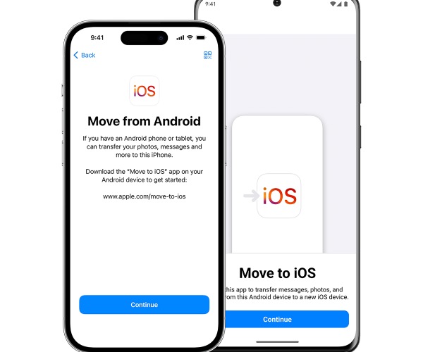 Déplacer vers iOS Connect