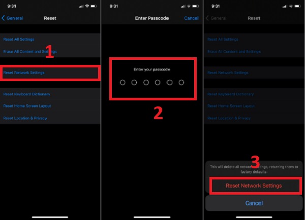 Reset Network Settings